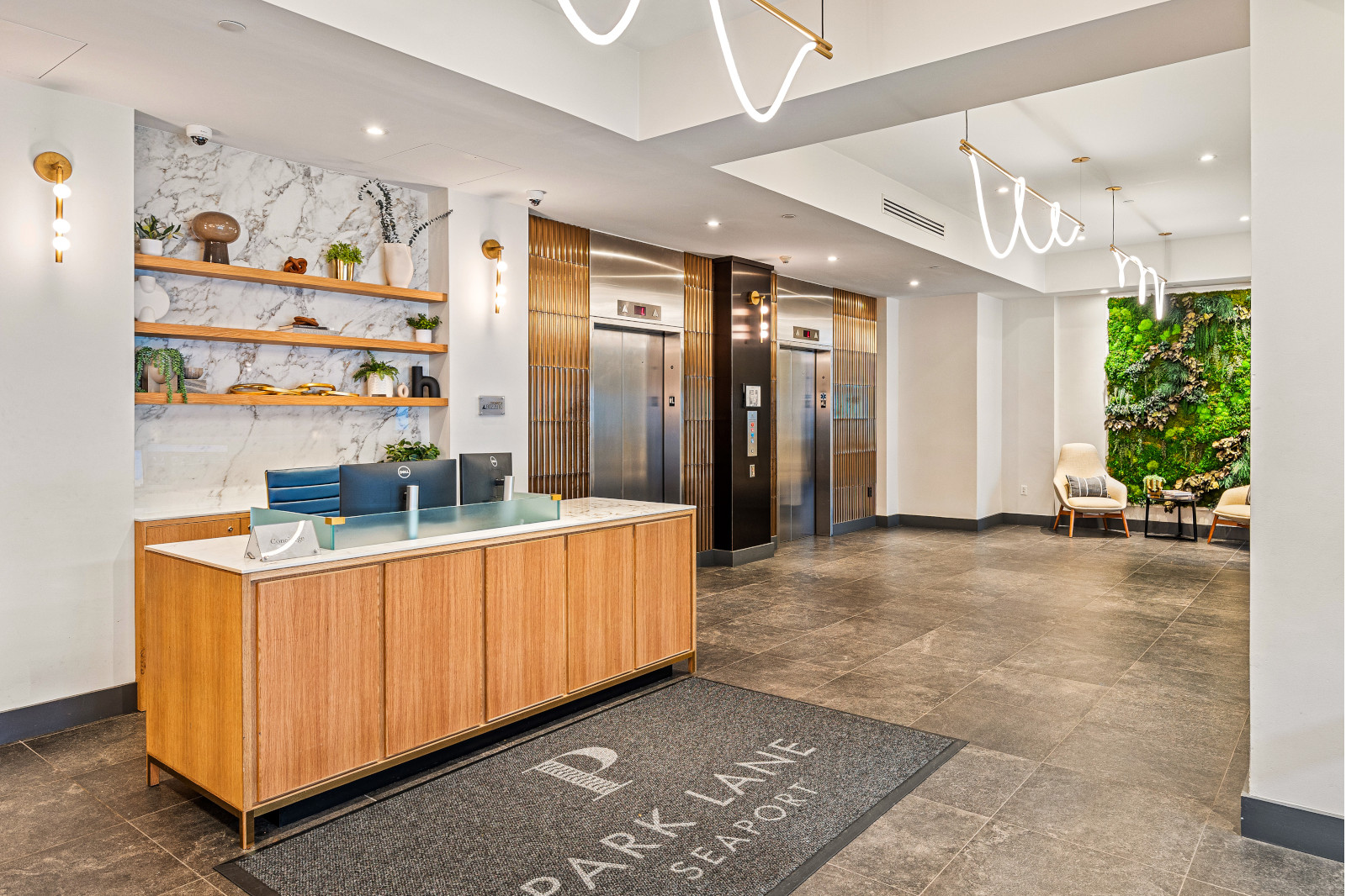 Park lane seaport elegant lobby